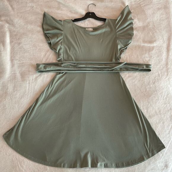 Elegantees Jane Dress Thunder Grey Small - Picture 1 of 10